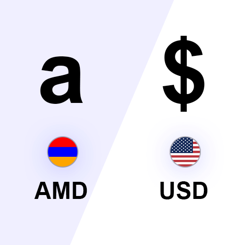 Armenian Dram to USD dollar