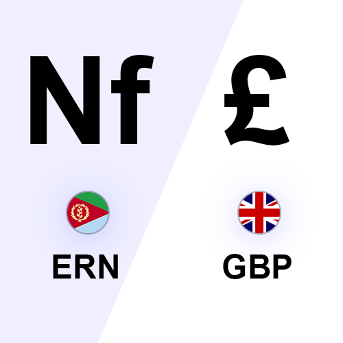 Eritrean Nakfa to British Pound Sterling