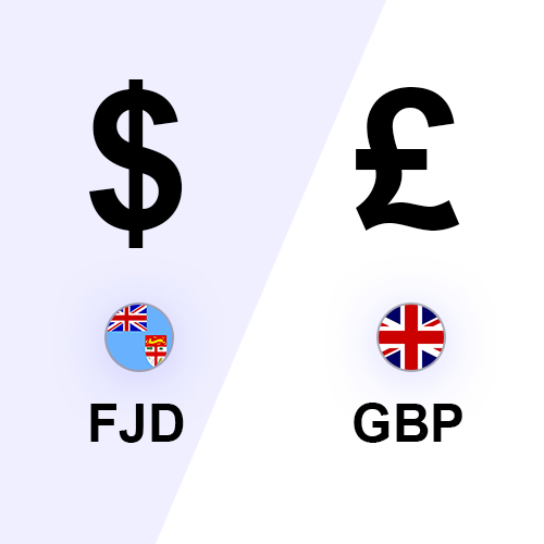 150 Fijian Dollar in British Pound Sterling (FJD to GBP)