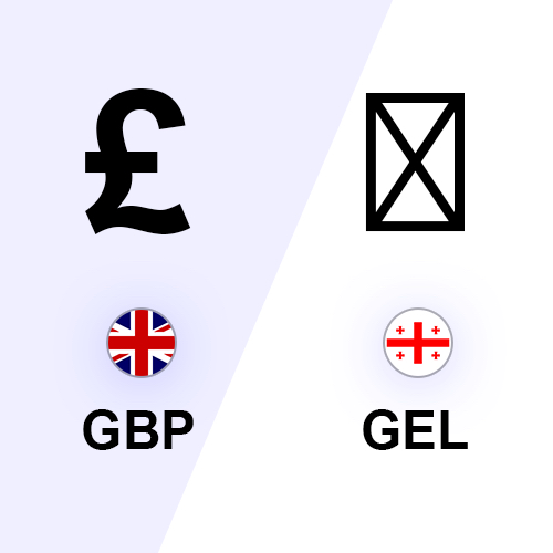 British Pound Sterling to Georgian Lari