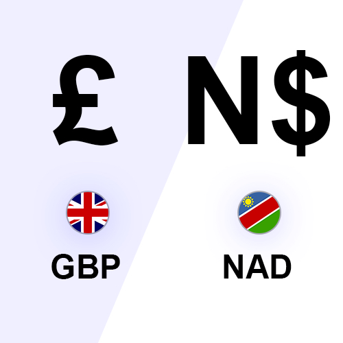 5000 British Pound Sterling in Namibian Dollar (GBP to NAD)