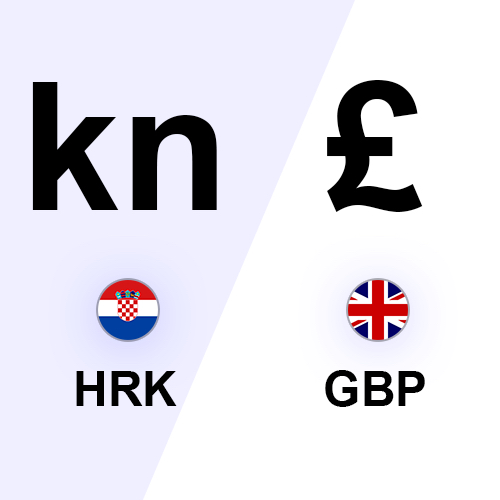 100000 Croatian Kuna in British Pound Sterling (HRK to GBP)