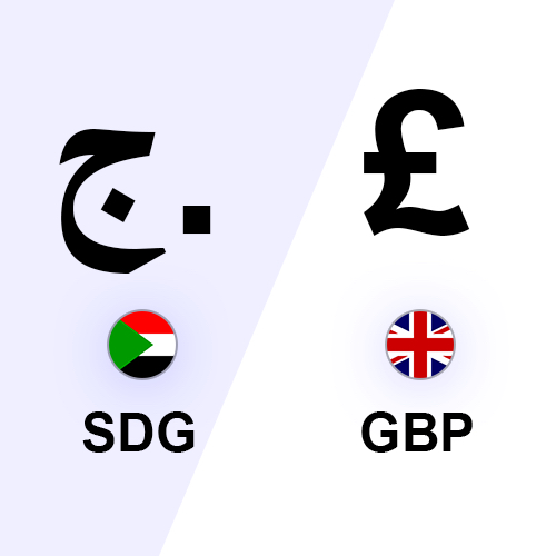 Sudanese Pound to British Pound Sterling