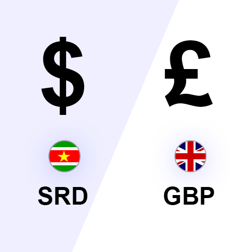 1000 Surinamese Dollar in British Pound Sterling (SRD to GBP)