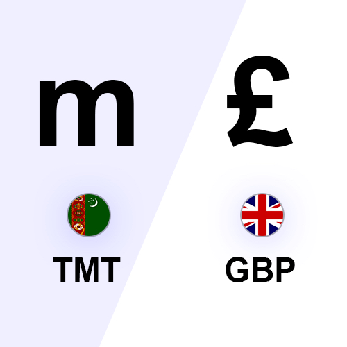 Turkmenistani Manat to British Pound Sterling