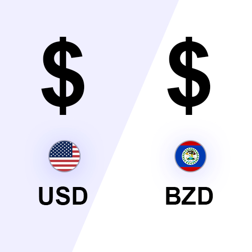 USD dollar to Belize Dollar