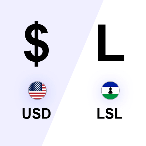 USD dollar to Lesotho Loti