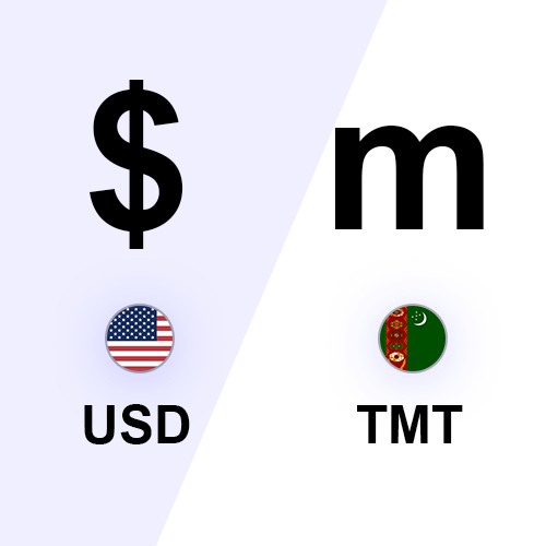 Convert Usd Dollar To Turkmenistani Manat Today Usd To Tmt