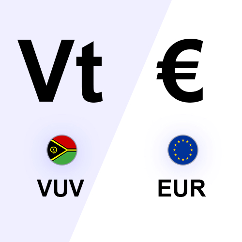 Vanuatu Vatu to Euro