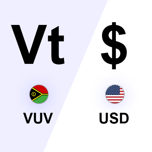 Vanuatu Vatu to USD dollar